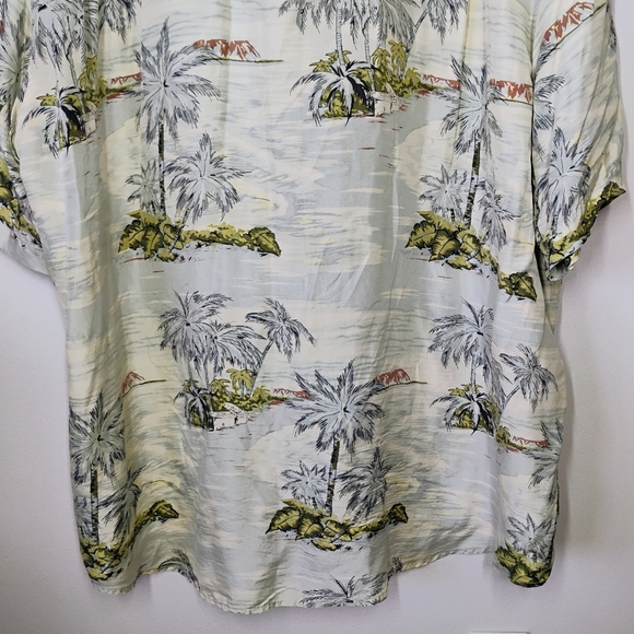 Vintage Roundtree & Yorke 100% Silk Hawaiian Shirt Mens XXL Tropical Vacation - Picture 5 of 12